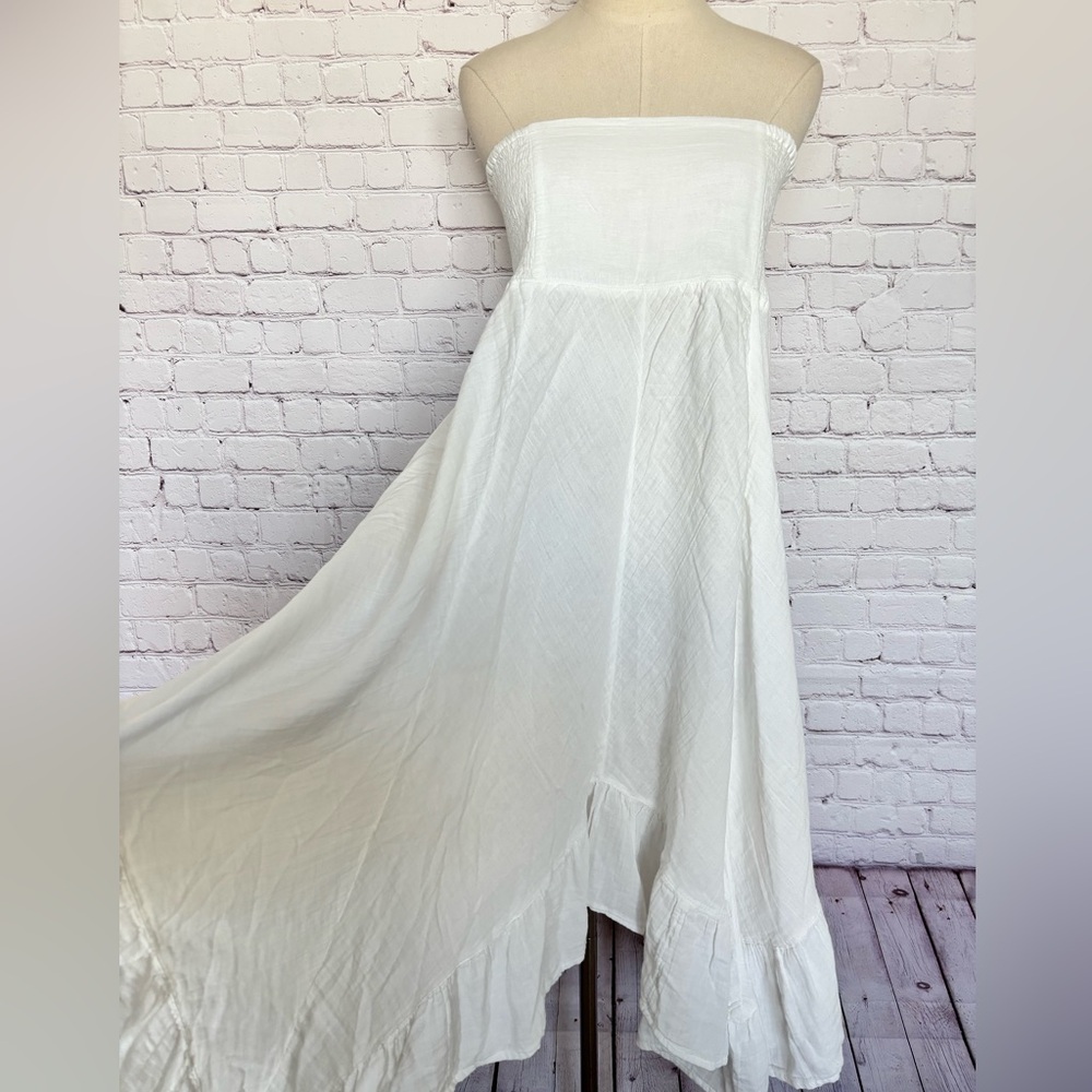 NATURAL LIFE Feelin' Alive White Cotton Convertible Boho Midi Skirt—NWT--L - Picture 8 of 13